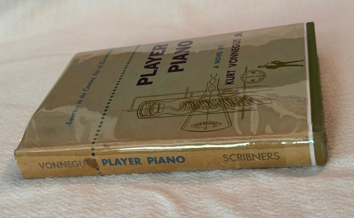 Kurt Vonnegut first book, Player Piano true 1st edition in dust jacket – nice