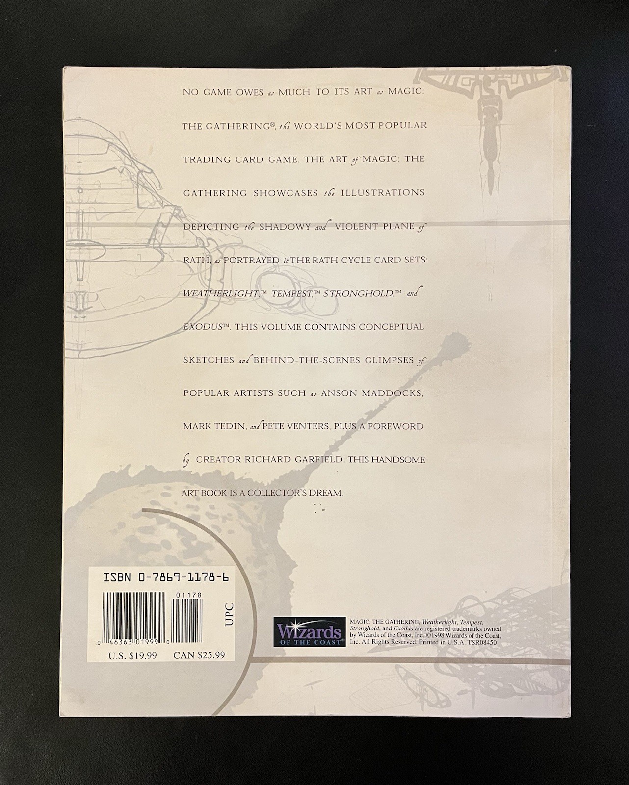 OOP Rare 1st edition & print ~ MTG ~ Art of Magic the Gathering: The Rath Cycle