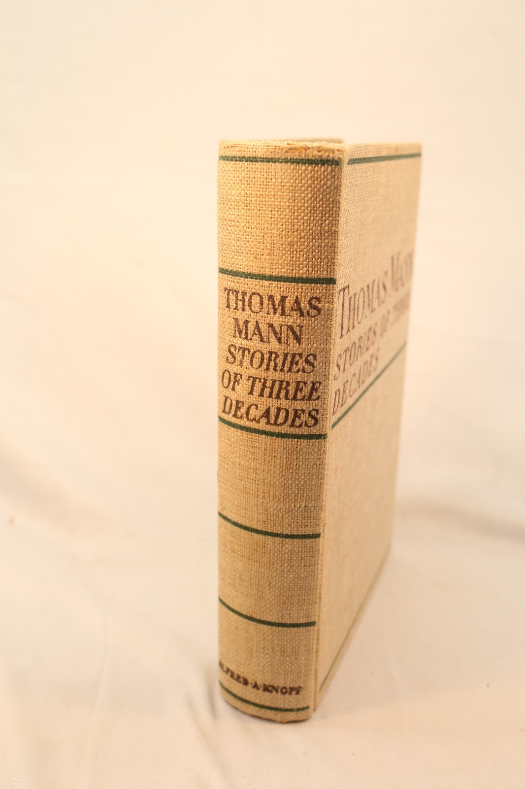 Thomas Mann Stories of Three Decades 1936 HC Early Printing Knopf, Inc.