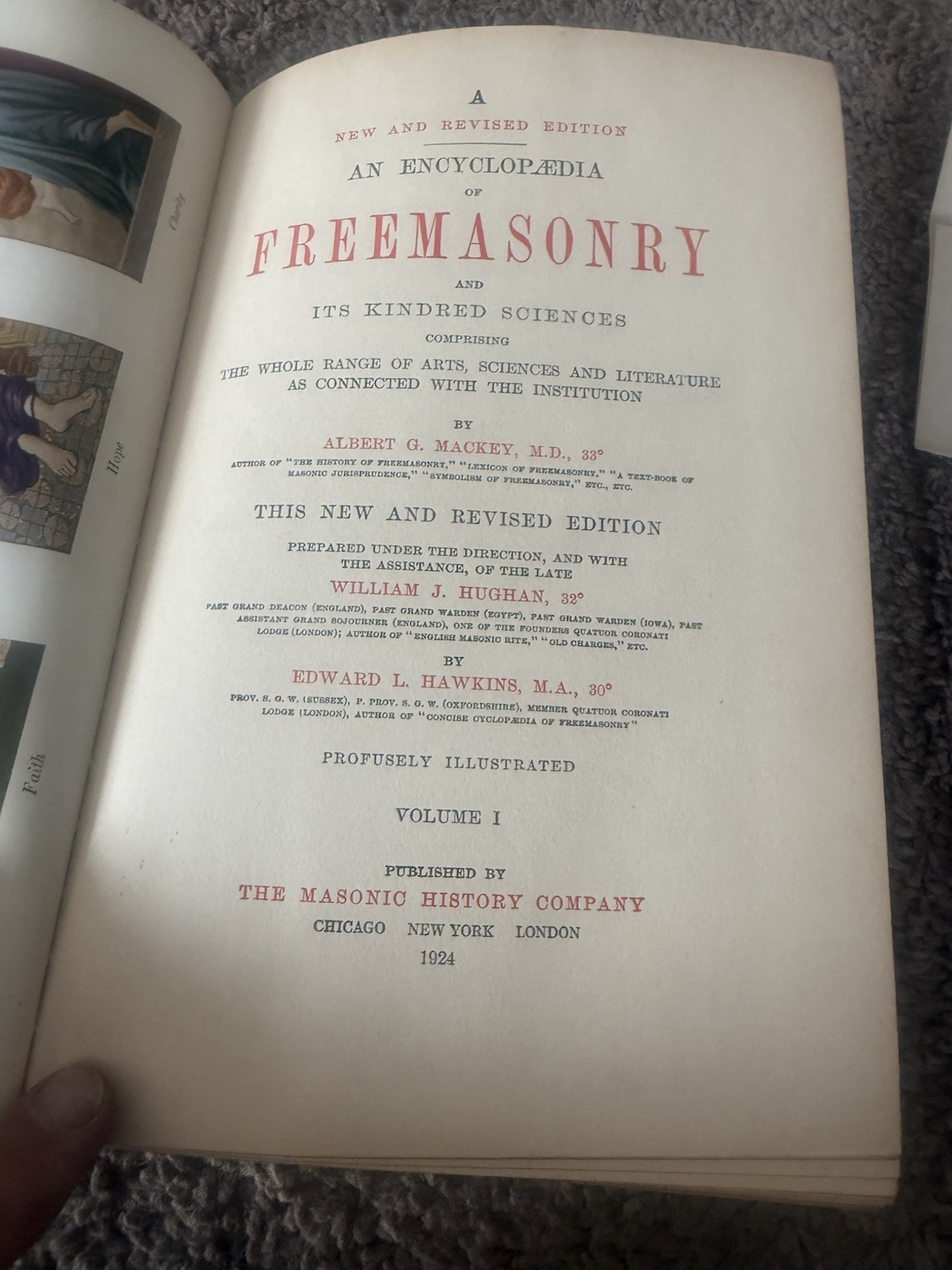 Encyclopedia of Freemasonry Albert Mackey McClenachan – Vol 1-2 1924 Revised