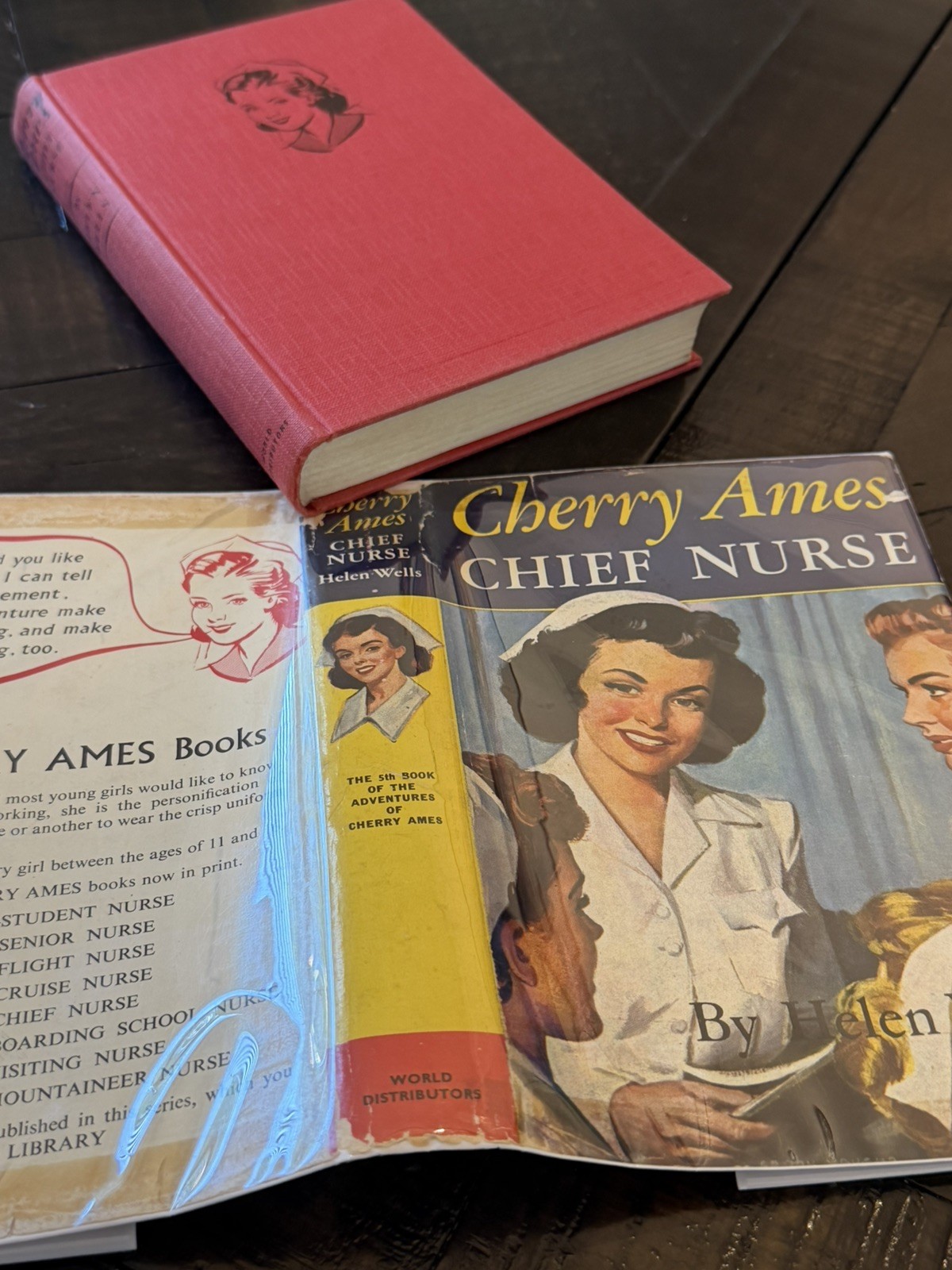 Cherry Ames Chief Nurse by Helen Wells Hardcover DJ 1957 UK edition