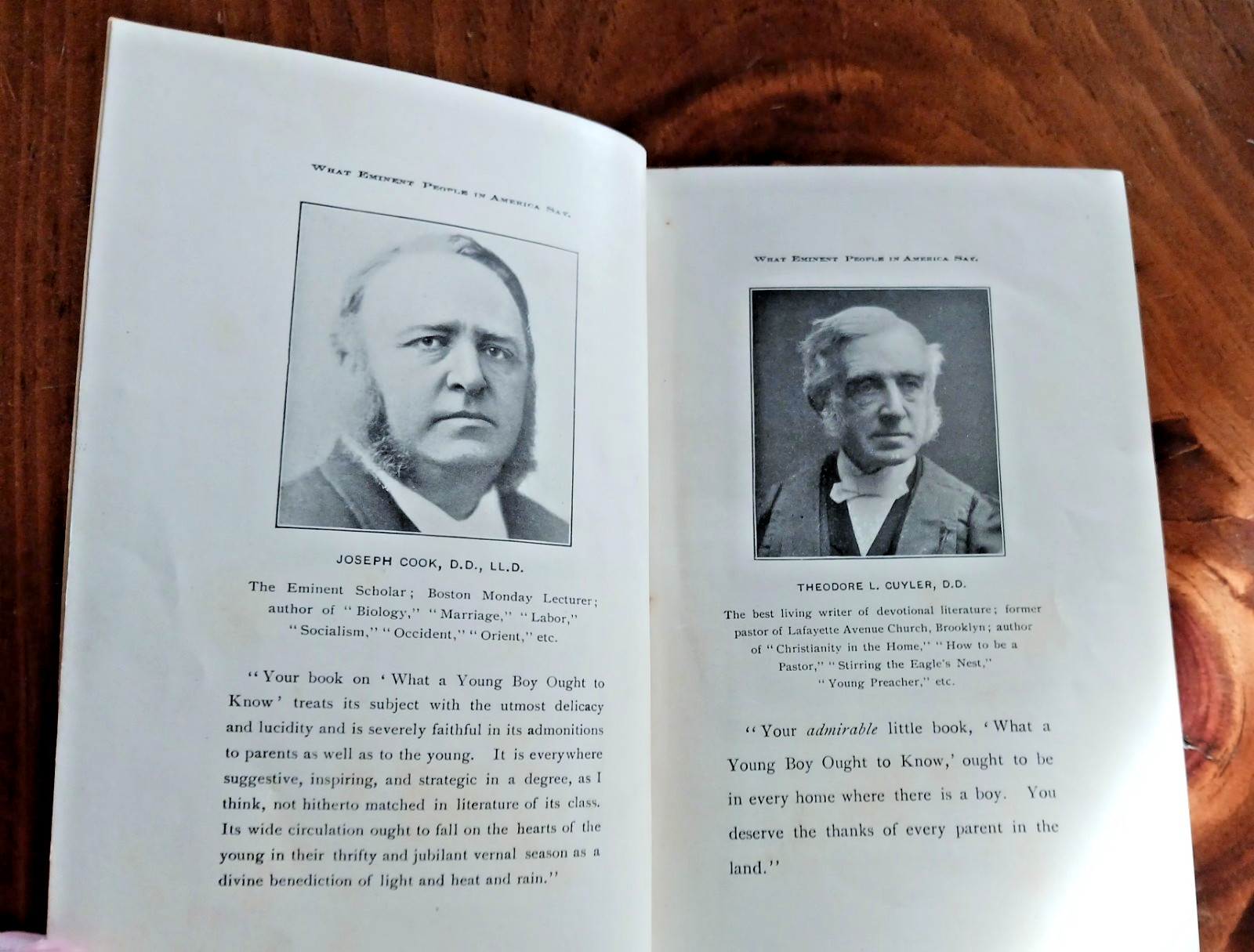1897 Antique Advice Book “What a Young Boy Ought to Know”-VIR Publishing/GOOD!
