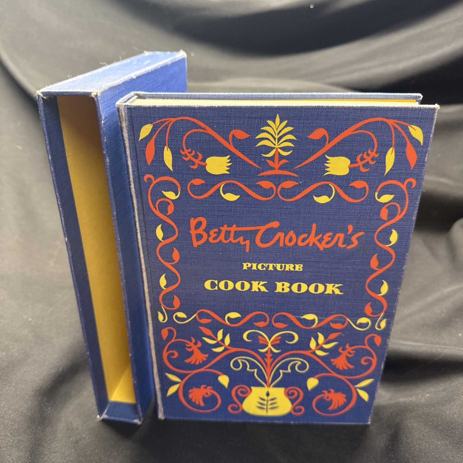 1950 Betty Crocker’s Picture Cook Book First Edition Blue Cover “Signed”