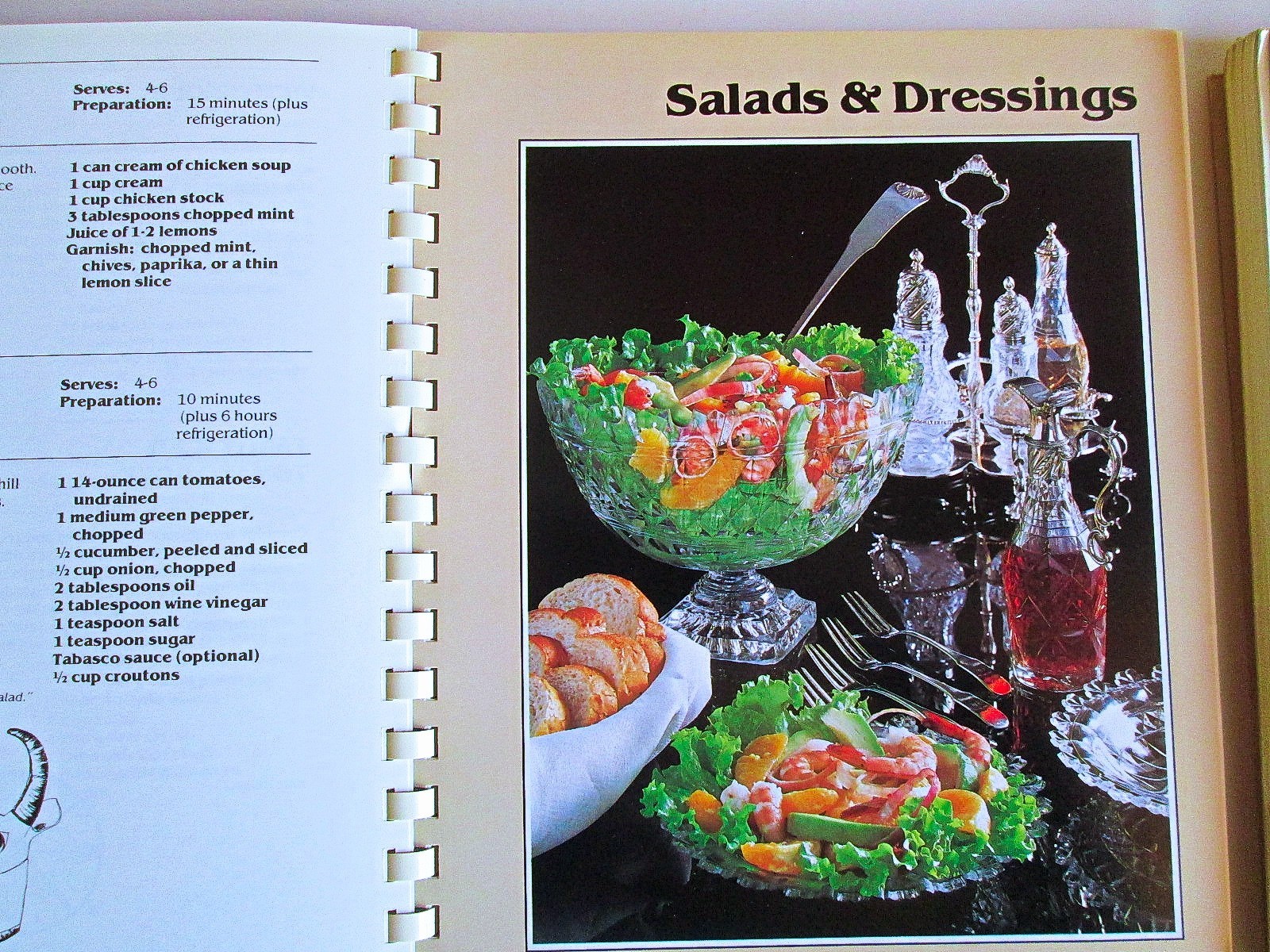 Vintage Spiral Cookbooks Recipes 1960s-1980s, Organizations Community, Lot of 5