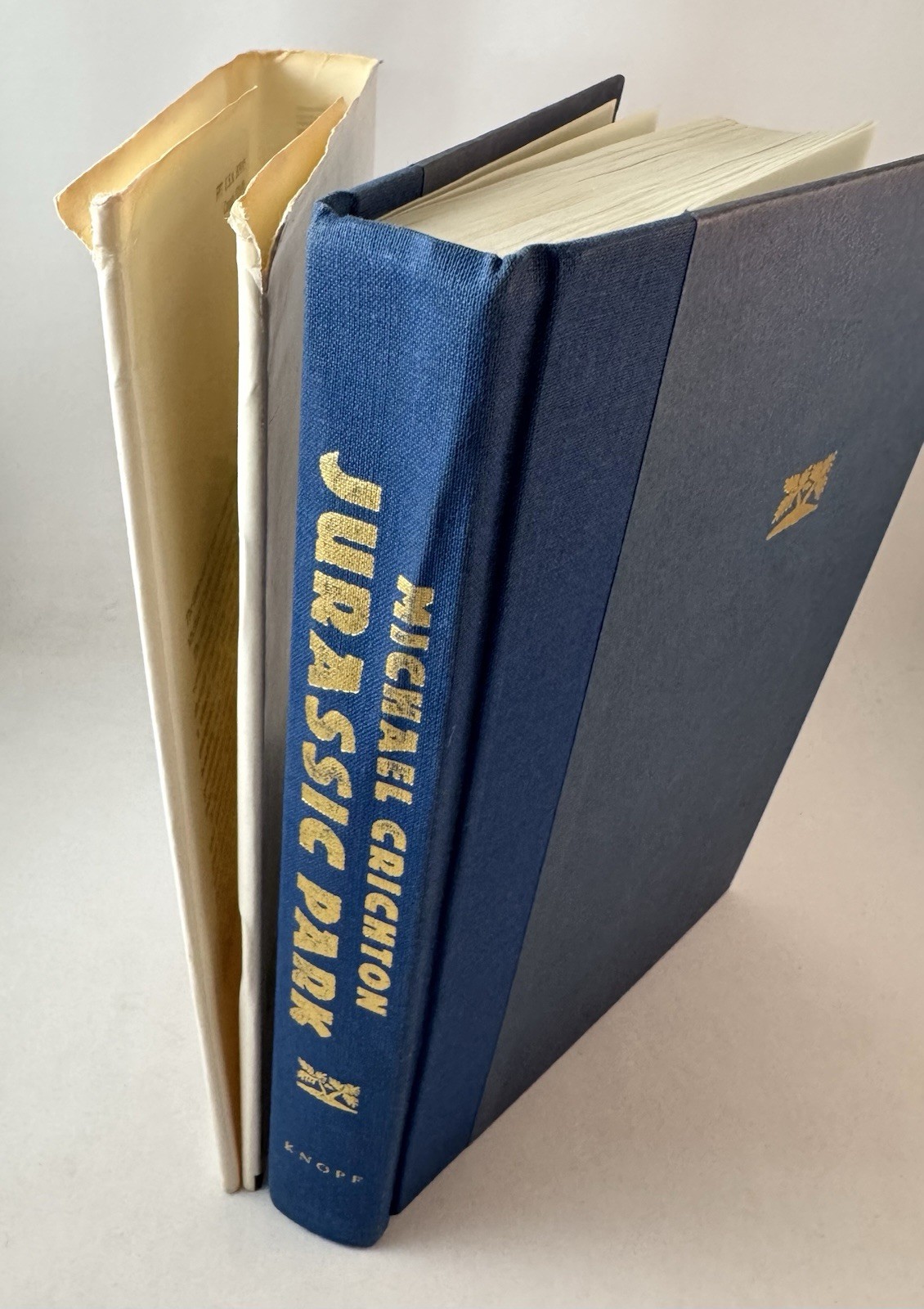 Jurassic Park-Michael Crichton-SIGNED-INSCRIBED-First Edition/4th Printing-RARE!