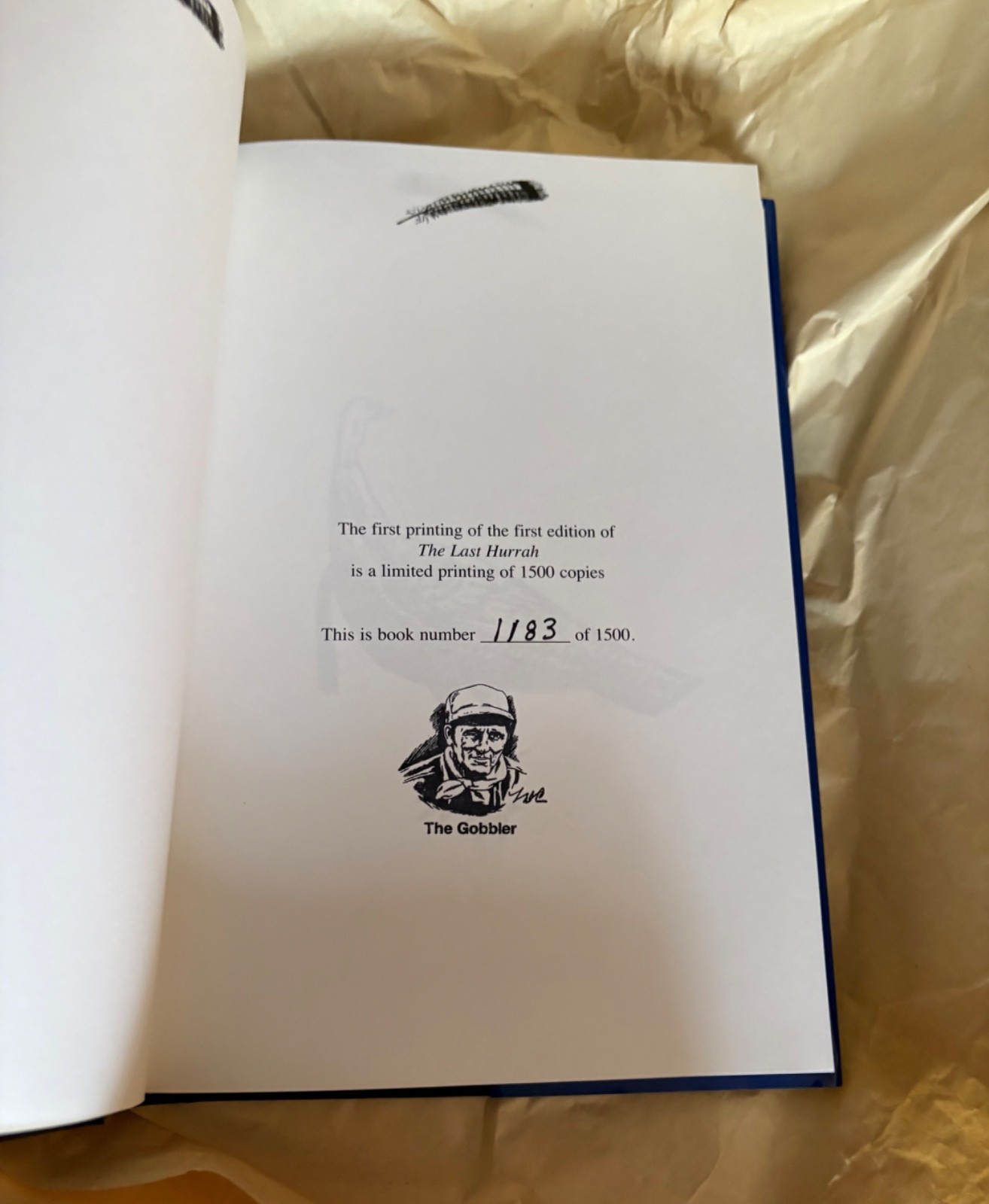 “The Last Hurrah” by Neil Cost #1183/1500 with Scott Branton 1st edition