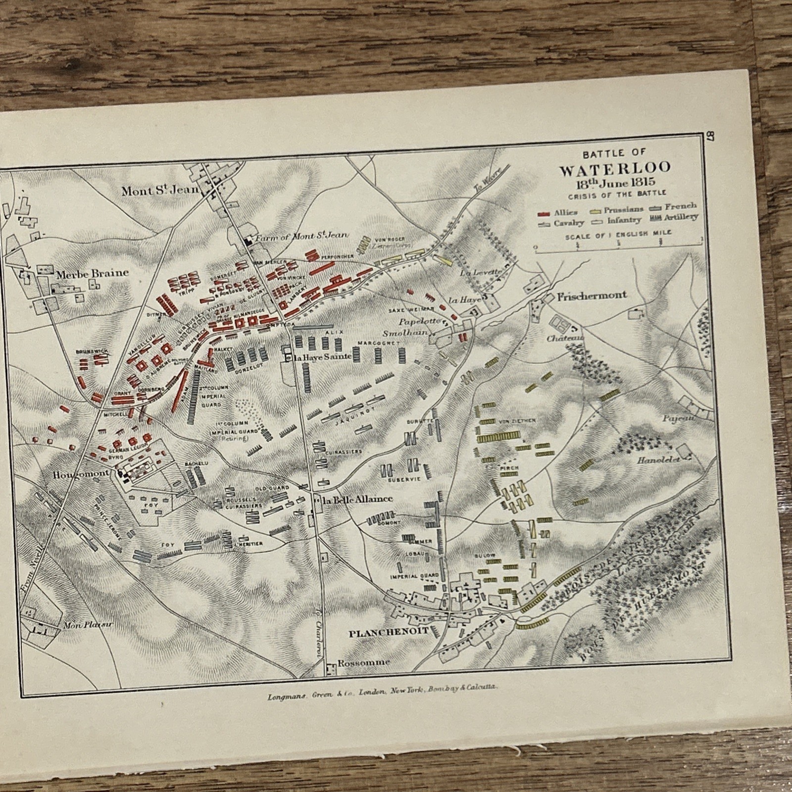 Lot Of 16 Antique Battle Maps In English History (1914 Prints) 8.5”x6.5” Each