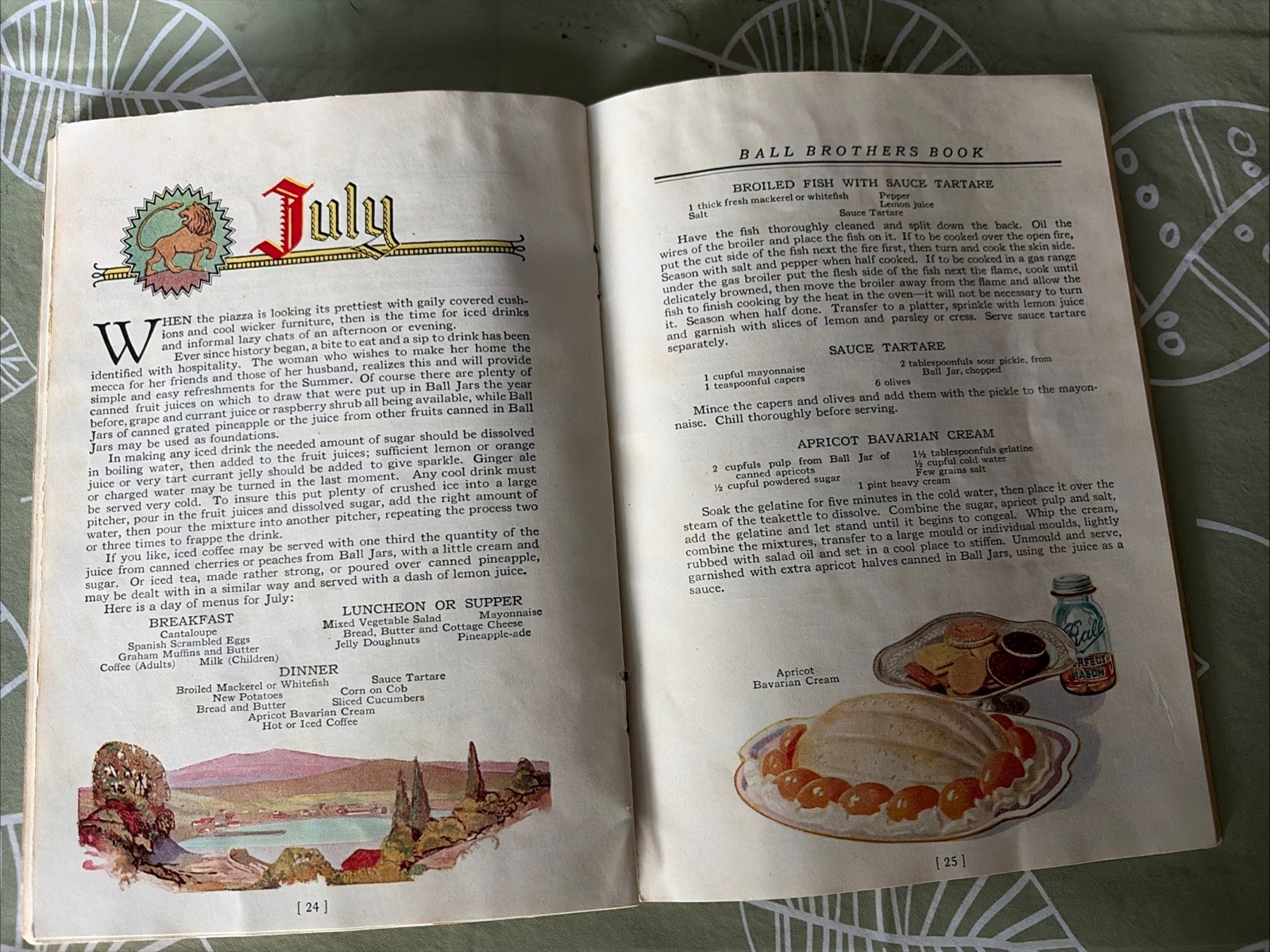 Ball Brothers Book ca. 1924 – How To Use The Foods You Can / As Is