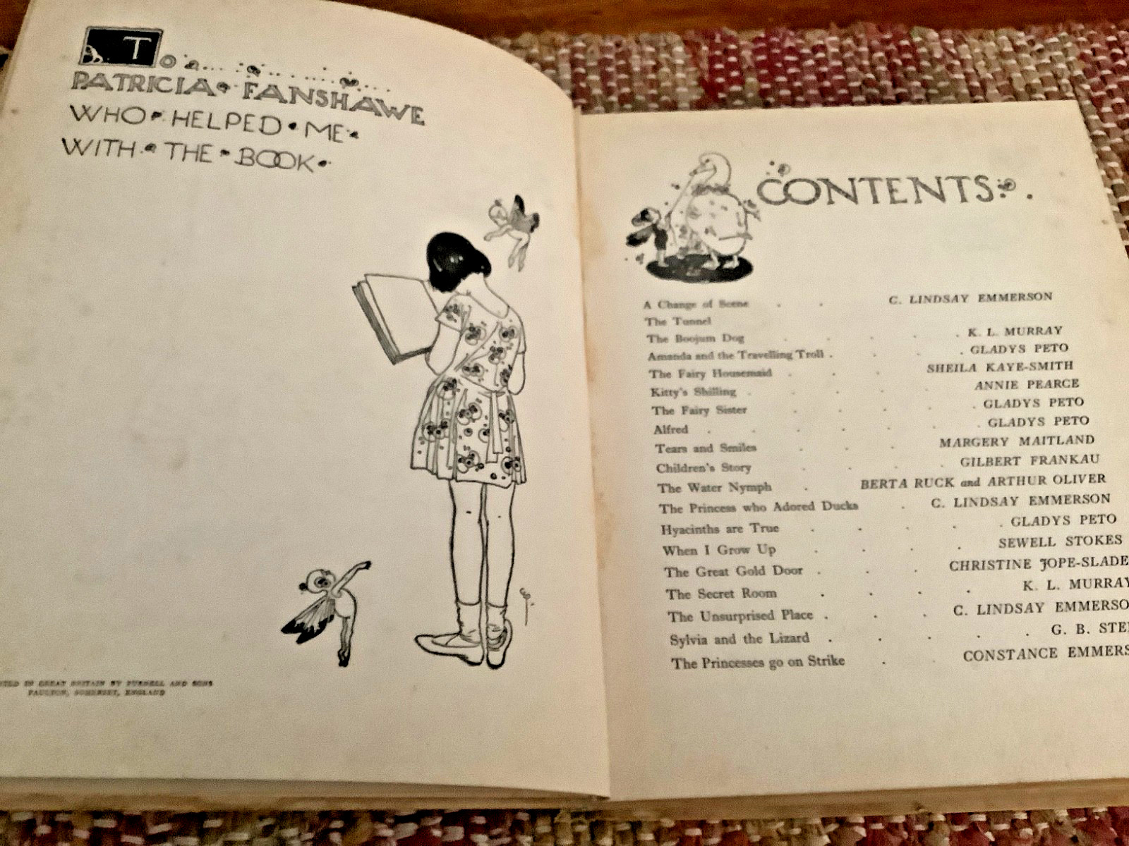 Gladys Peto’s Children’s Book. HC 1924