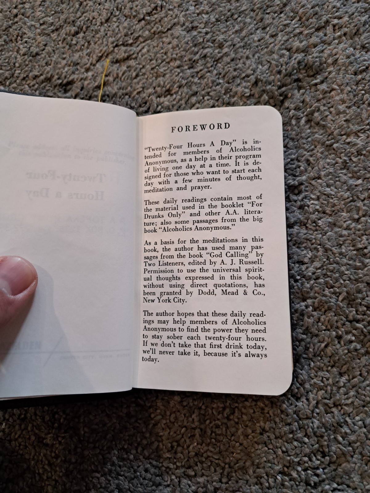 Twenty-Four Hours a Day Hazelden Alcoholics Anonymous