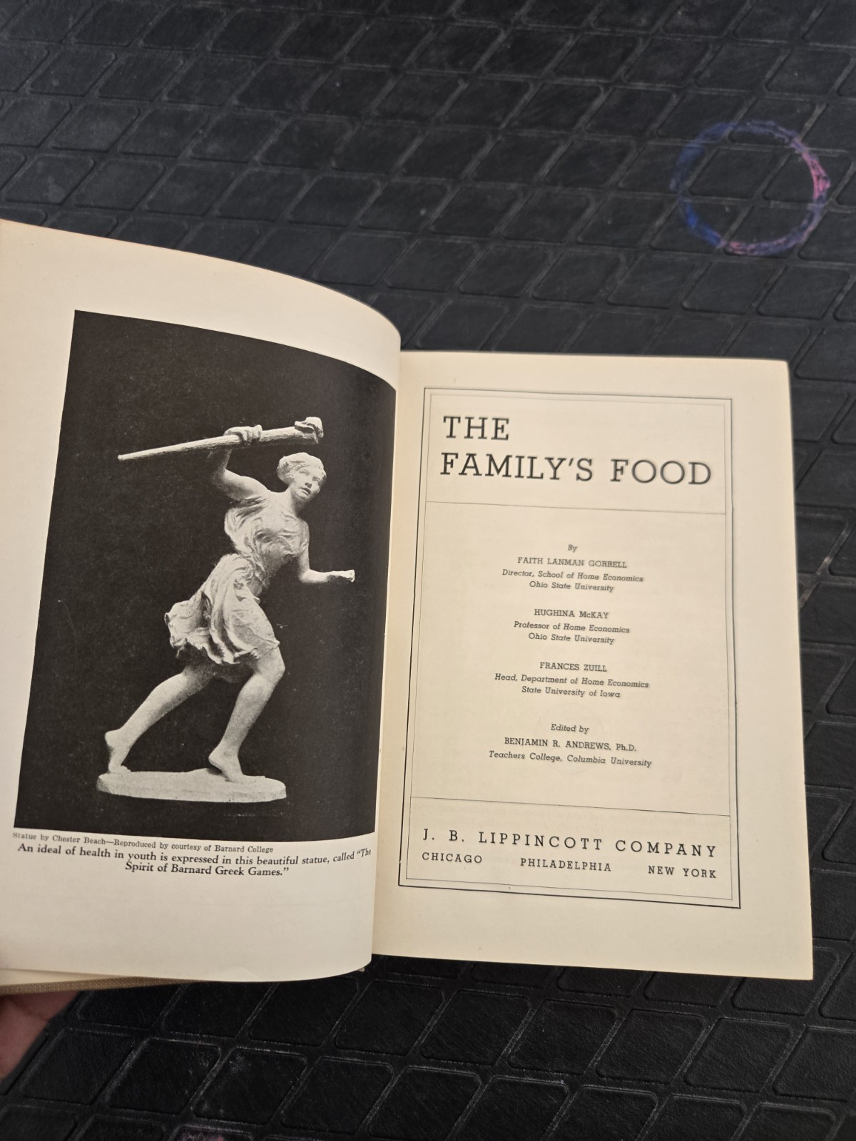 The Family’s Food – 1937 – Lanman McKay Zuill