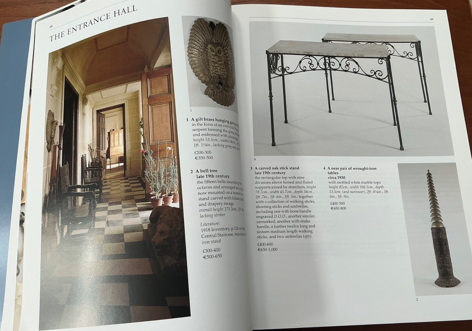 Benacre Hall Suffolk Sotheby’s Country House Auction Catalogue & Price List 2000