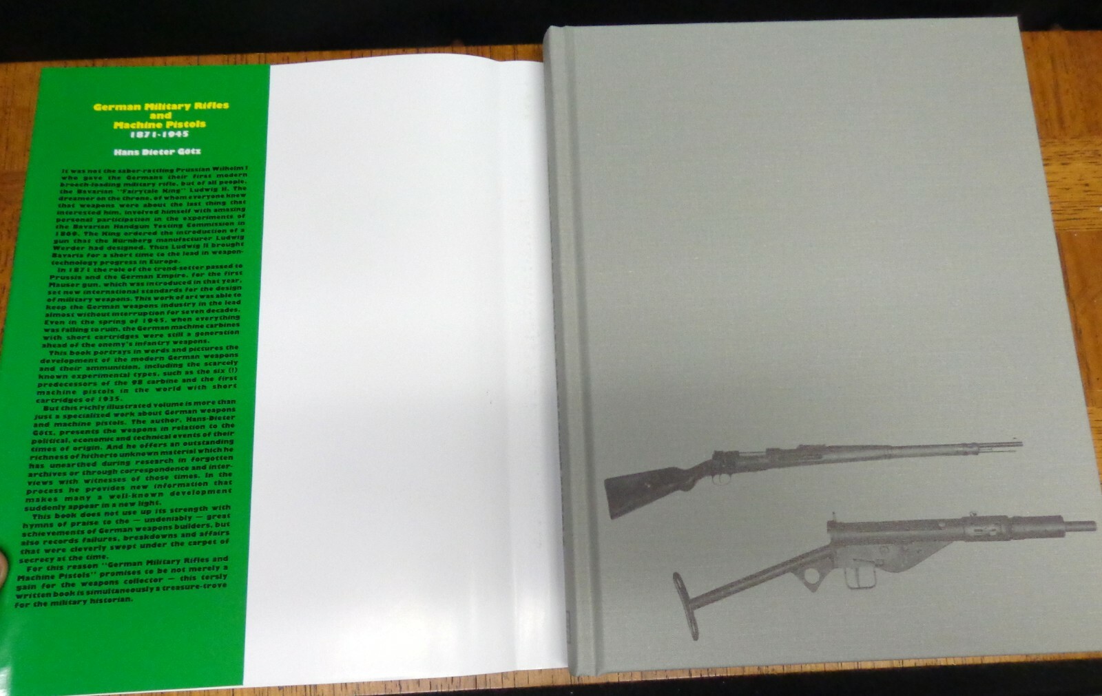 GERMAN MILITARY RIFLES AND MACHINE PISTOLS 1871-1945 By Hans Dieter Gotz