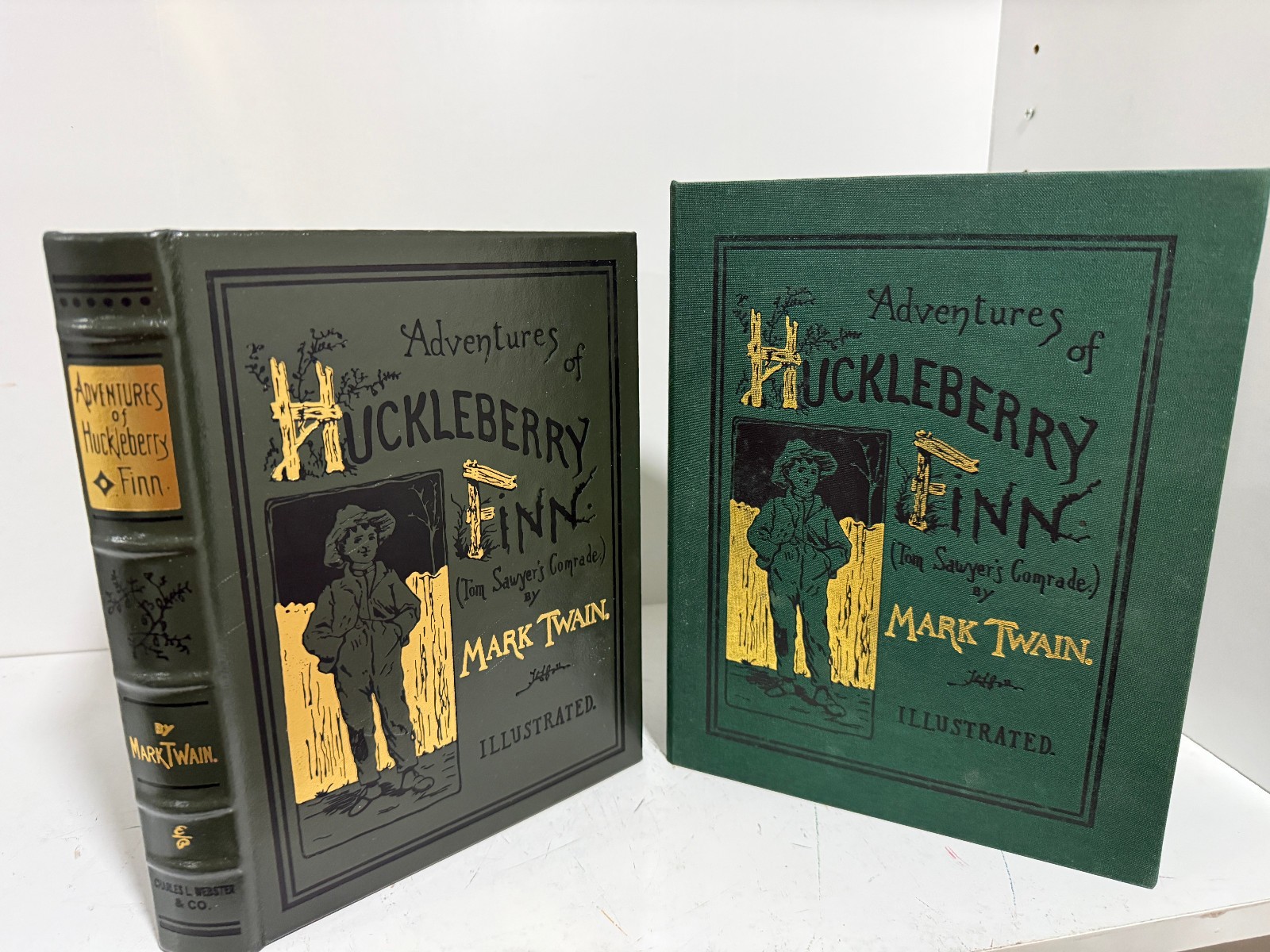 Easton Press Adventures of HUCKLEBERRY FINN by Mark Twain Deluxe Limited Edition