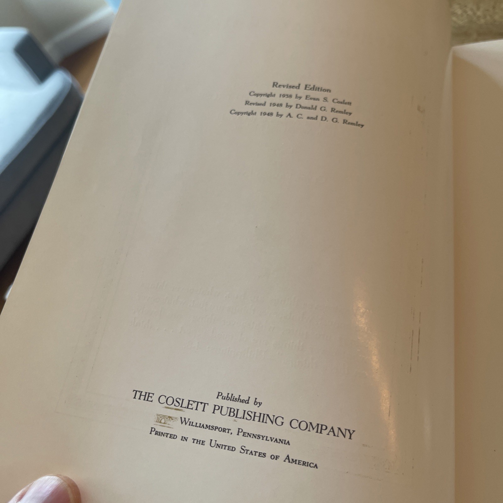 Leaves of Gold 1948 Revised Deluxe Edition – Leatherette Cord-Bound –