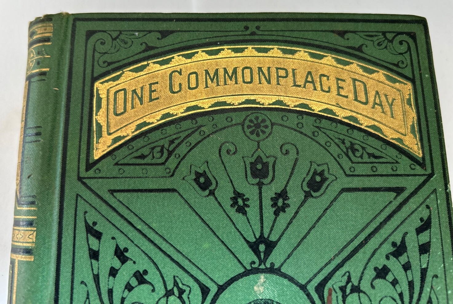 1886 One Commonplace Day by Pansy (Isabella MacDonald Alden) Arte Nouveau/illust