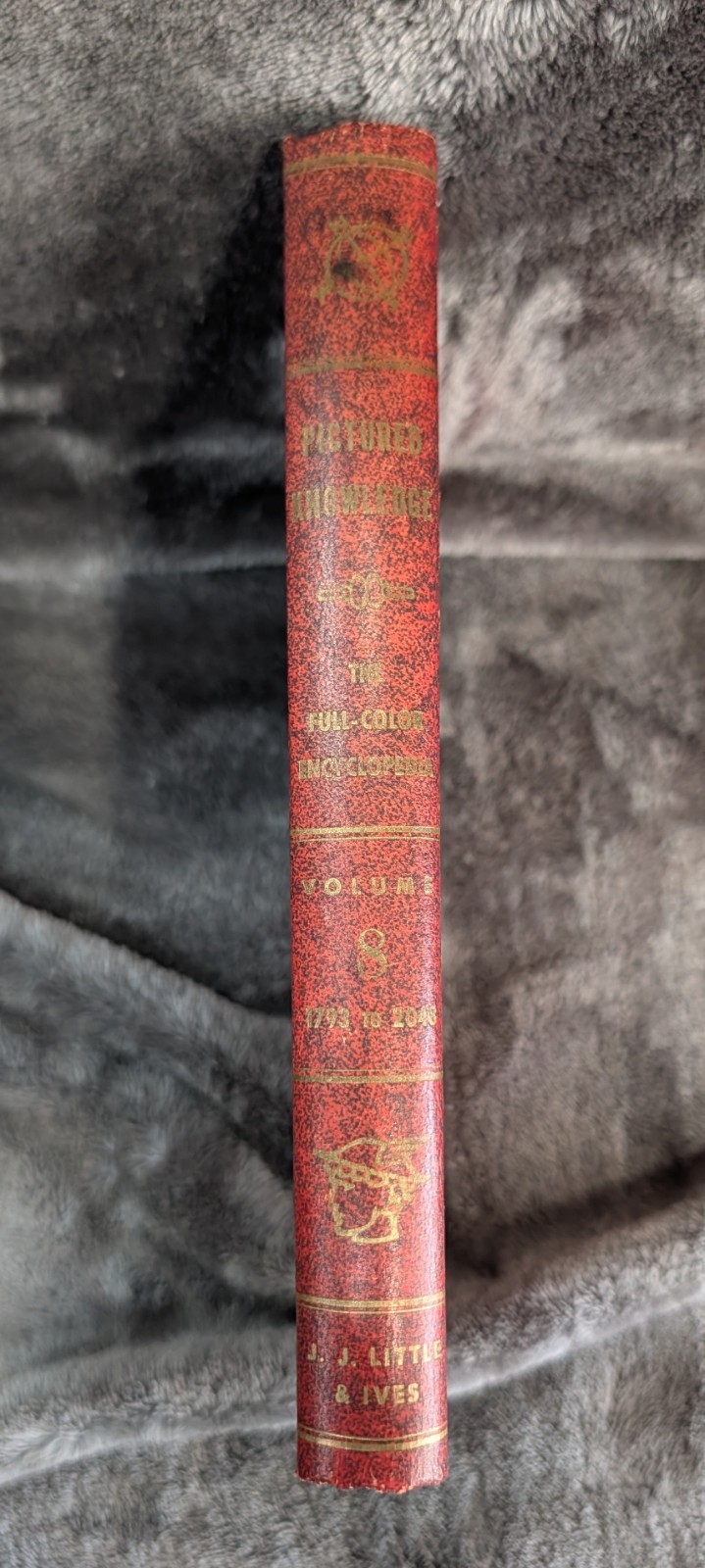 1957, J.J. Little & Ives Pictured Knowledge, Color Encyclopedia, Vol 8 2nd Print