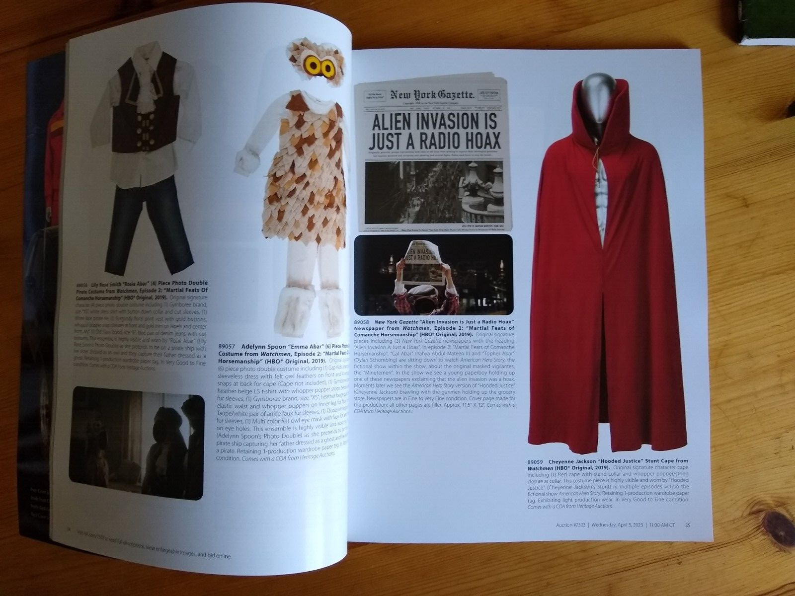 Heritage Auctions HBO Watchmen Series Catalogue – April 2023 – New