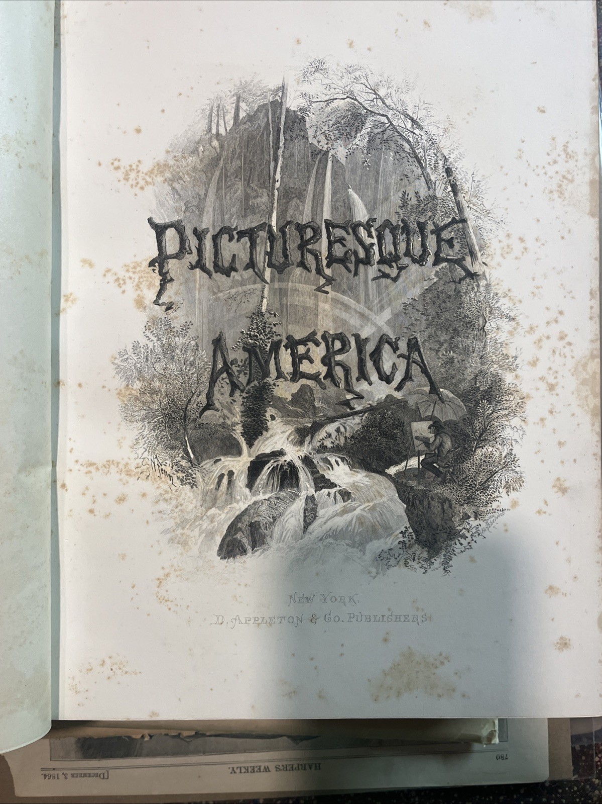 1872 Picturesque America 2 Volume Set