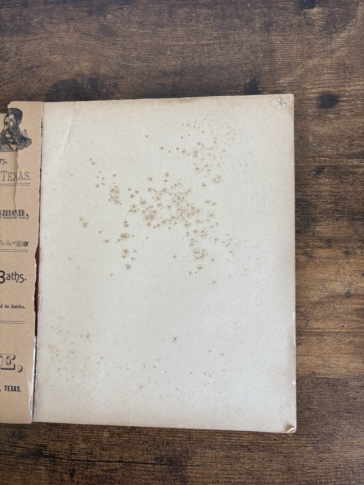 Uncle Plenty Clara Le Clerc 1892 Texas Printing Rare Antique Book