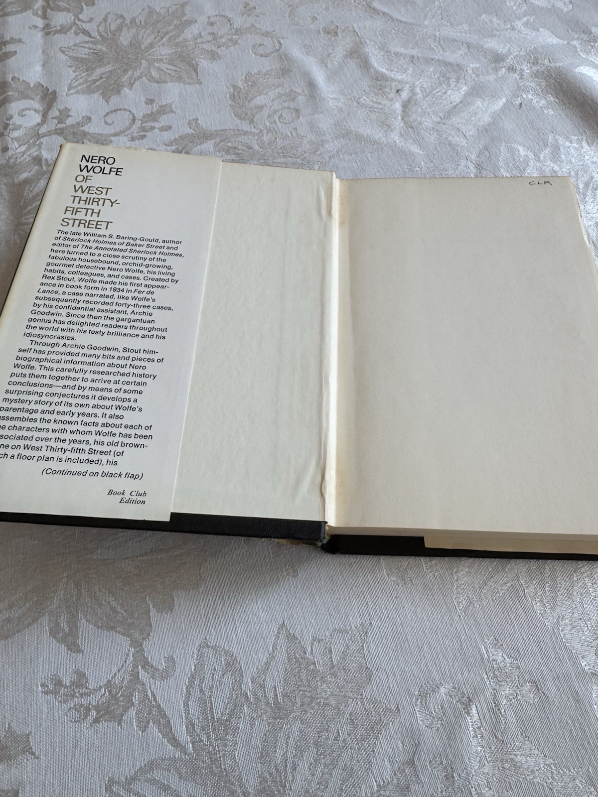Nero Wolfe Of West Thirty-Fifth Street by Rex Stout 1st Edition