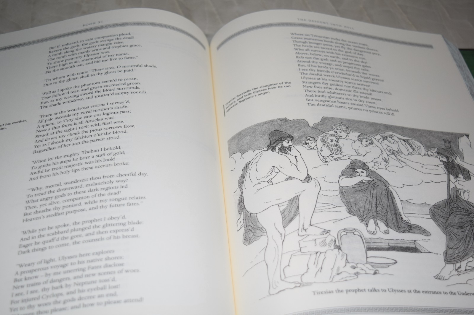 NEW Odyssey by Homer Illustrated Flaxman Deluxe Hardcover Gift