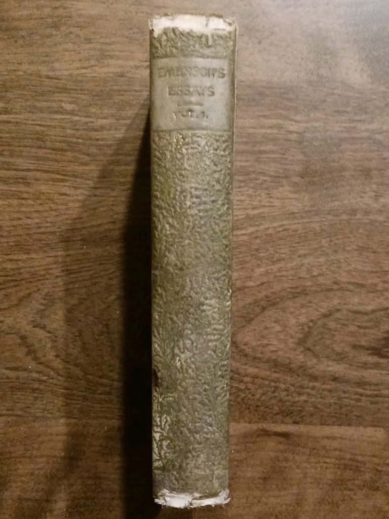 Ralph Waldo Emerson Essays First Series Lovell