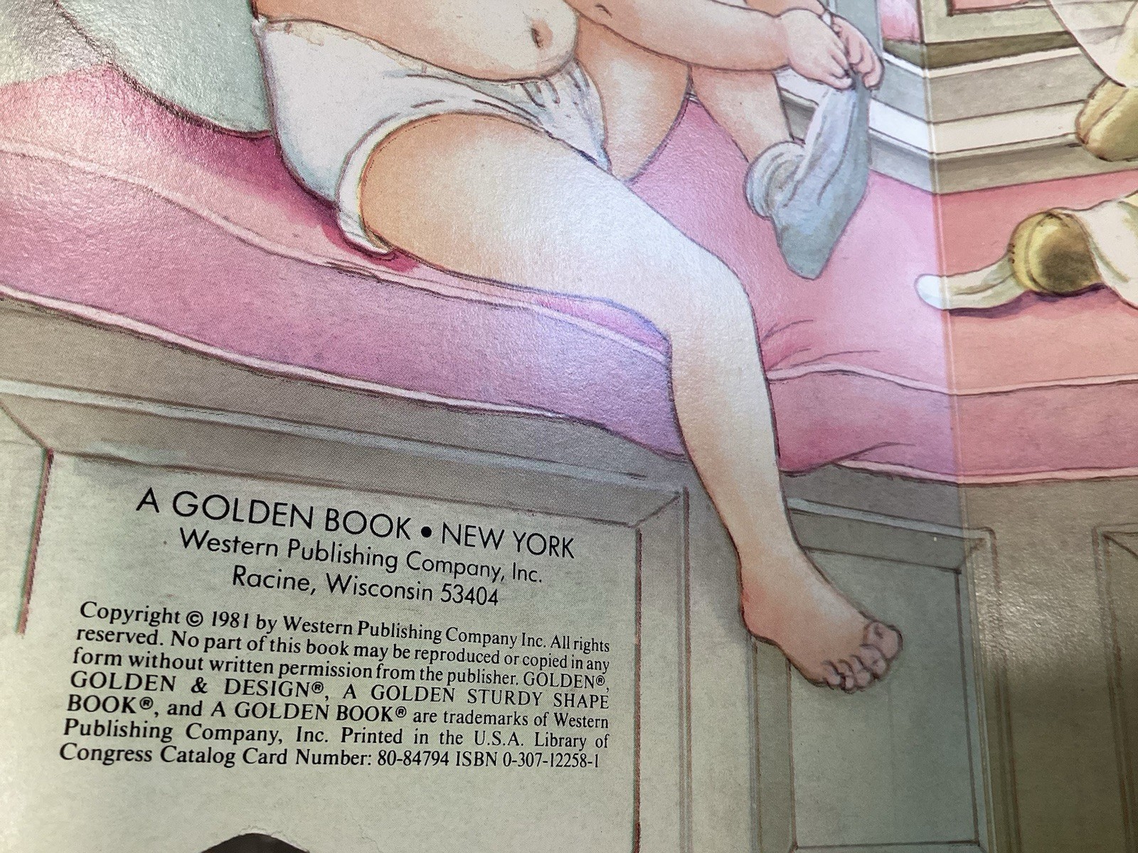 My Goodnight Board book by Eloise Wilkin 1981 Golden book Vintage