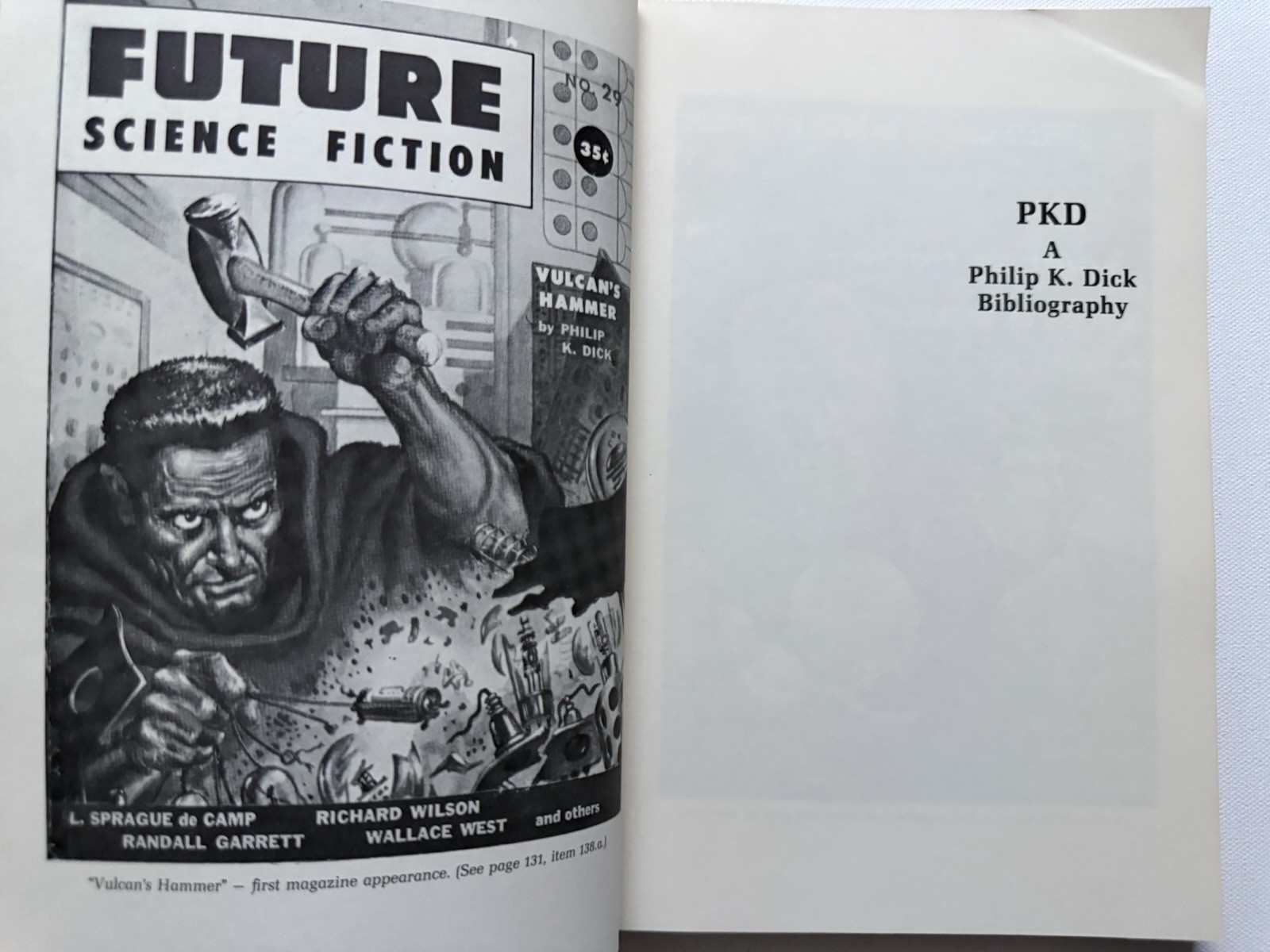 Philip K. Dick / PKD A Philip K Dick Bibliography Limited 1st Edition 1981 SF