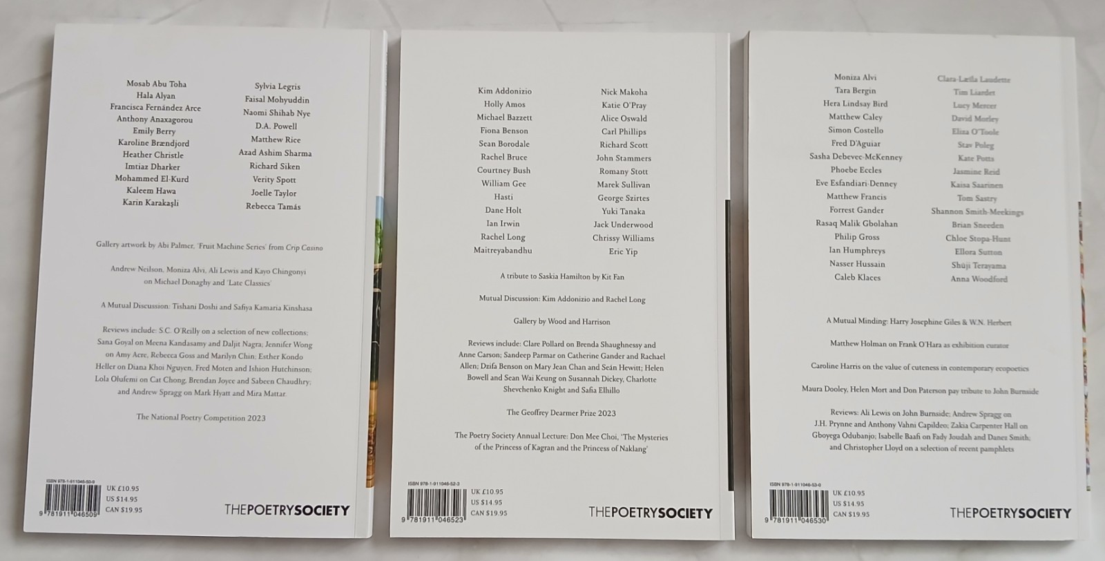 The Poetry Review Set Of 3 1st 2024 Paperback Mixed Authors The Poetry Society