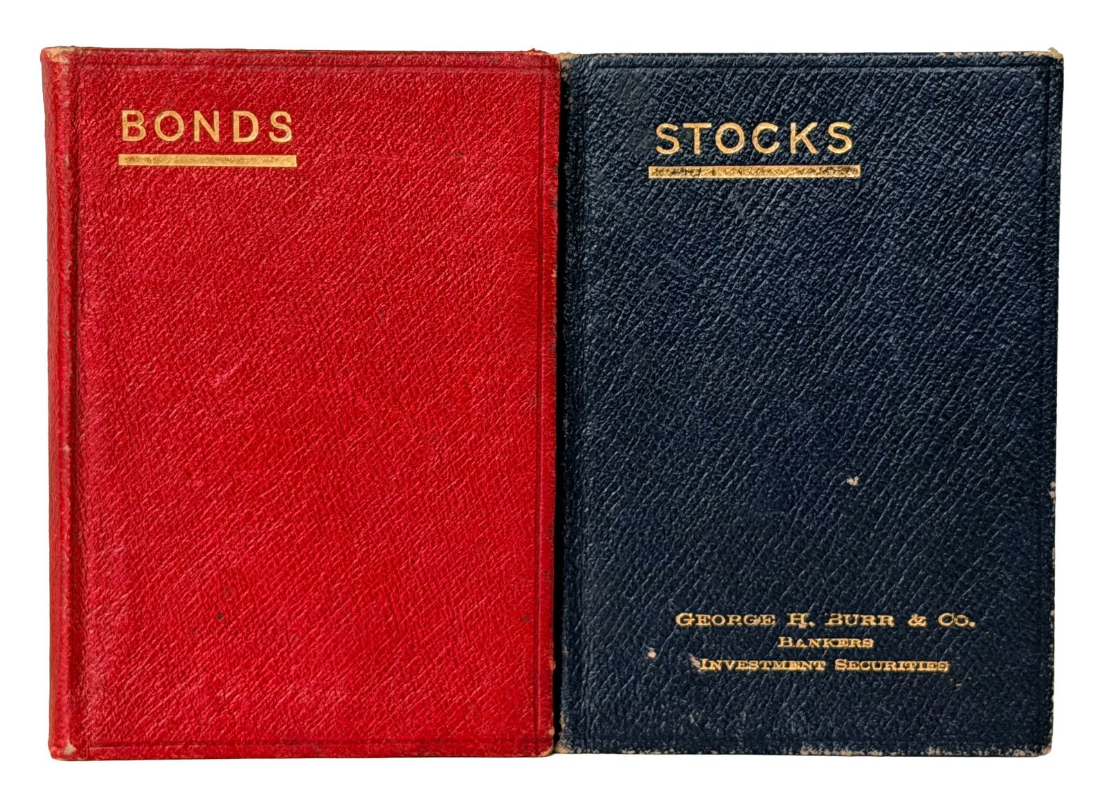 1910 & 1911 Two Miniature Books by Montgomery Rollins Wall Street Stock Market