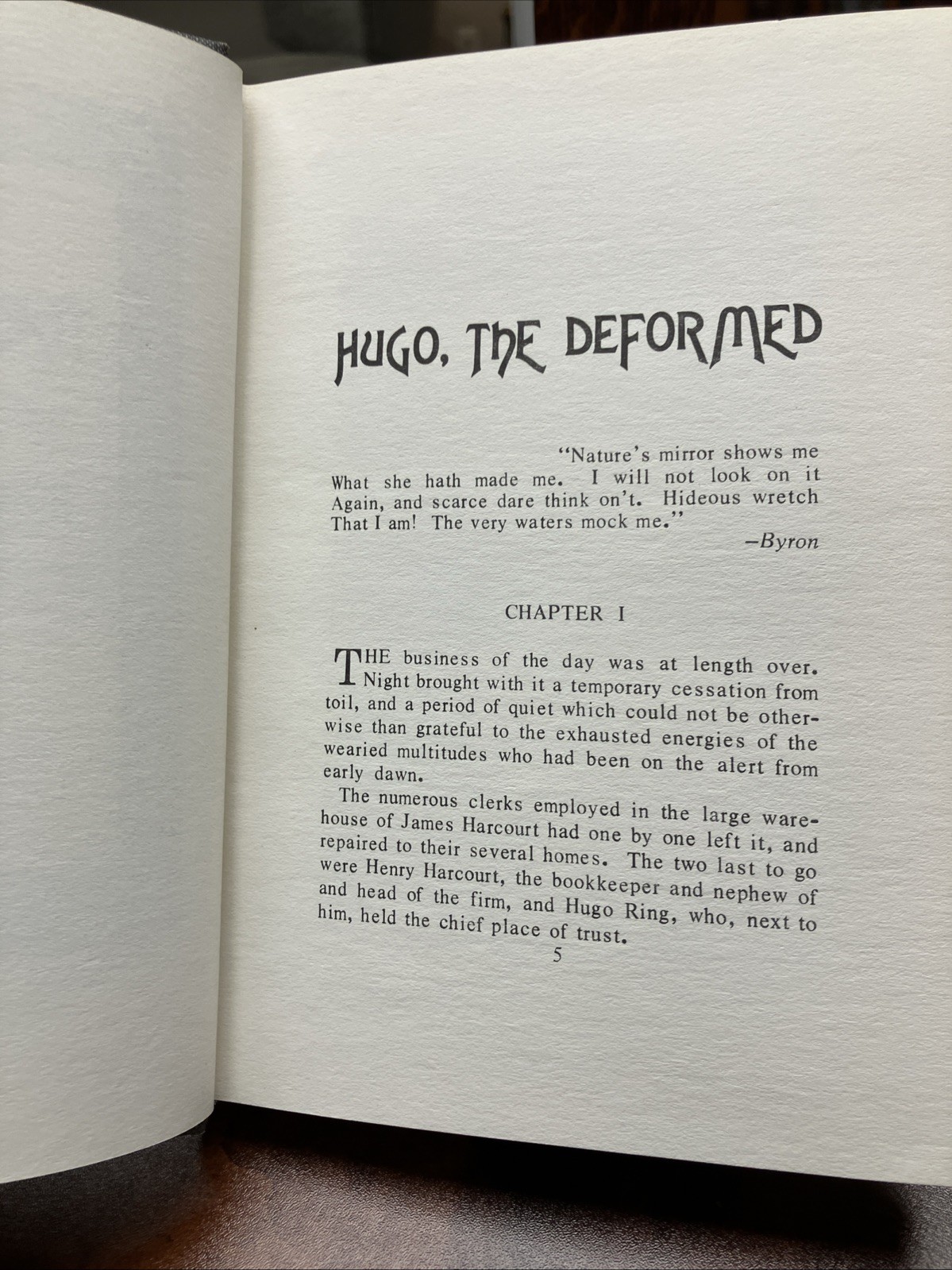 Horatio Alger Jr Hugo The Deformed Numbered And **Signed**limited edition