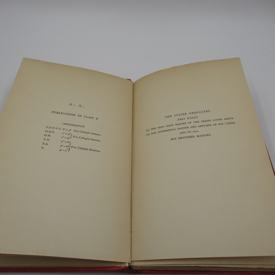 Rare 777 Aleister Crowley First 1st Print 1909 Occult