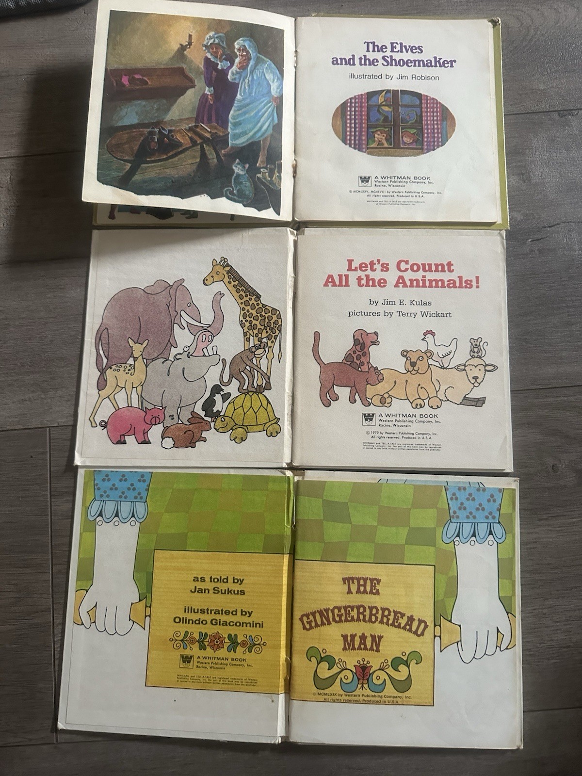 Vintage Whitman Tell-a-Tale Books Lot Of 3