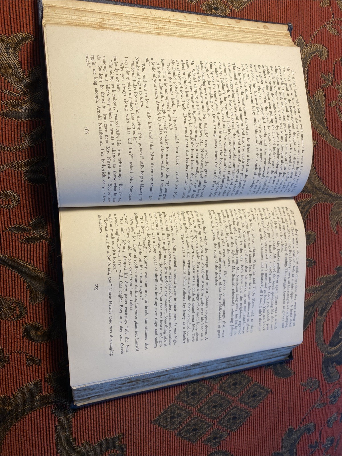 The Thresher by Herbert Krause, Bobbs-Merrell Co. Publishers, 1946, no DJ