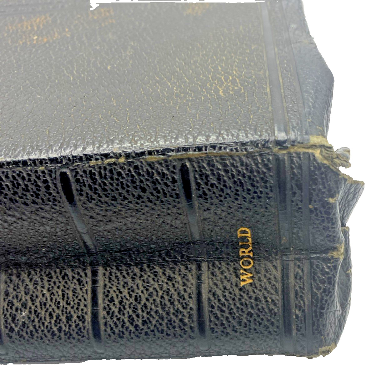 Vintage Holy Bible Red Letter Edition KJV World Publishing Co Leather Bound 1913