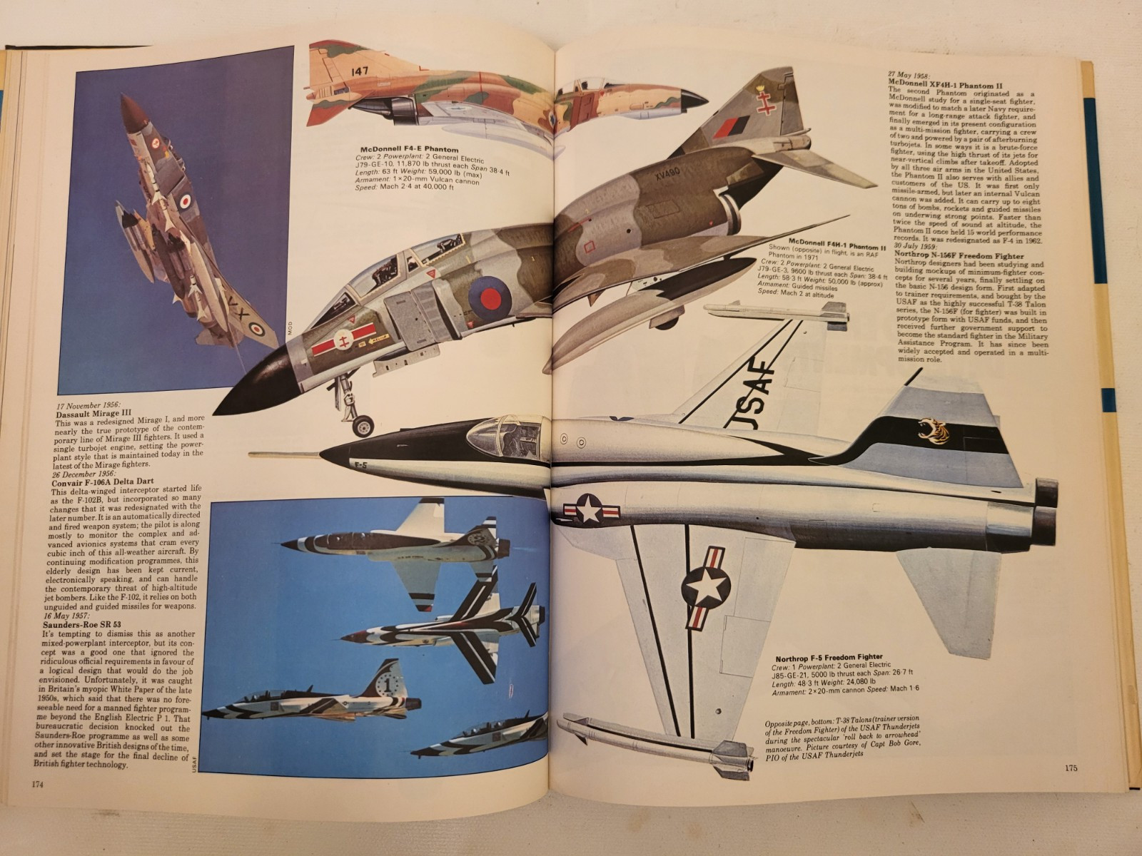 4 US & World Military Combat Fighter Airplane Aircraft HCDJ Illus. History Books