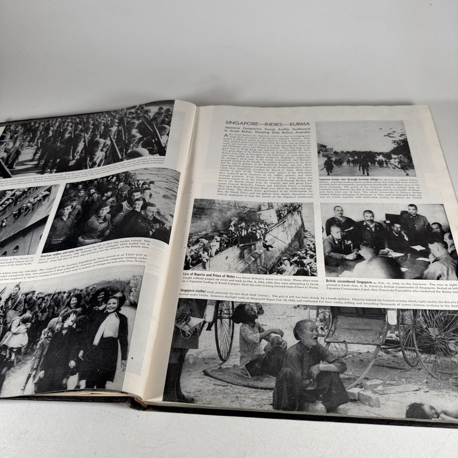 Collier’s Photographic History of World War II – Large-Size 1946 Hardcover