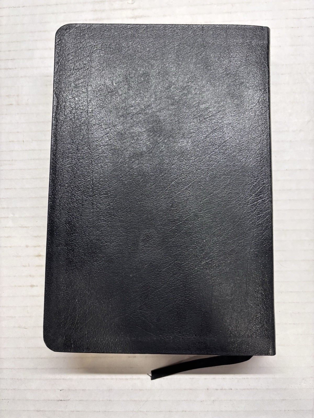 The Message Bible (Larger Print) Black Genuine Leather – Peterson Excellent