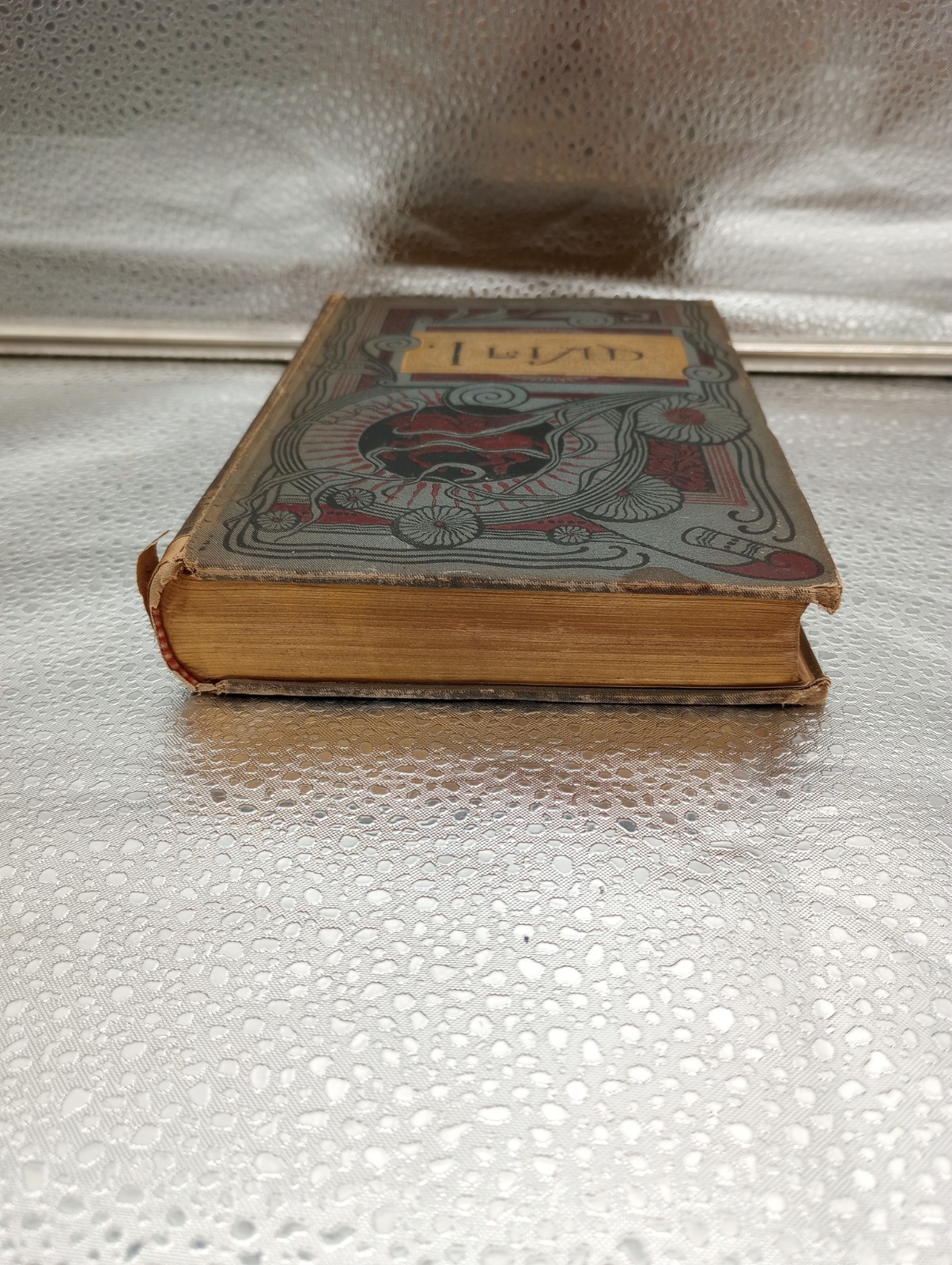 1800s Antique Iliad by Homer | Worthington Co Decorative Victorian Era RARE