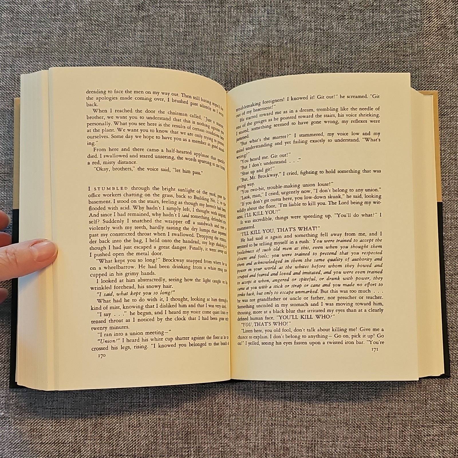 Invisible Man – Ralph Ellison Hardcover 1952 Random House, First Edition Library