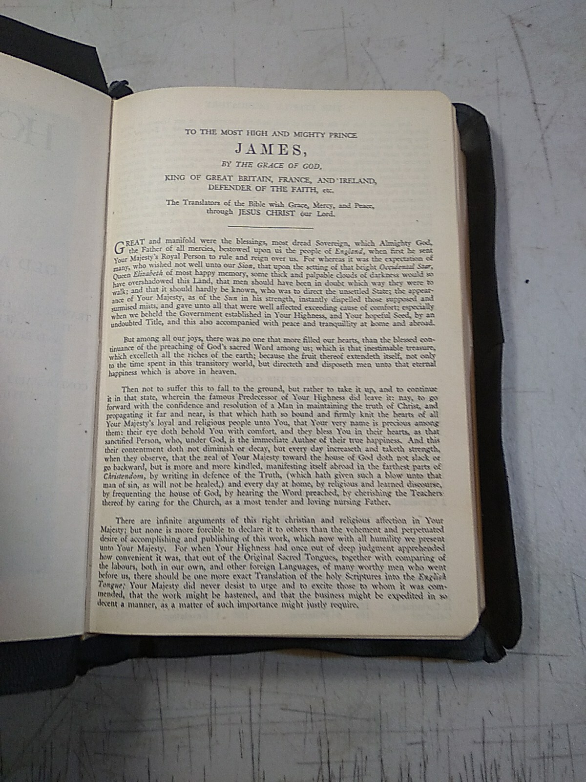Vintage KJV Bible Red Letter Edition by Books, Inc., Publishers