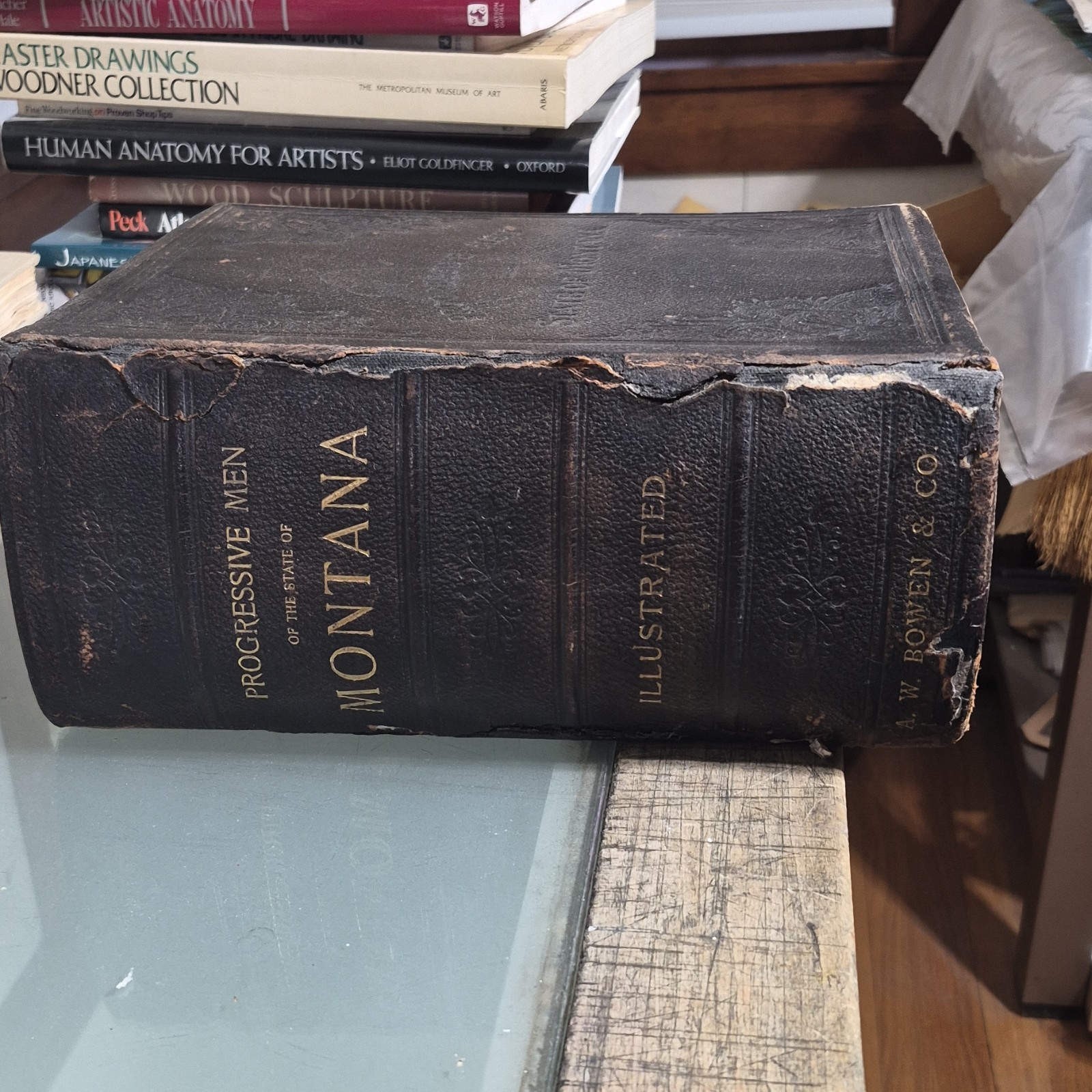 A.W. Bowen & Co. Progressive Men of Montana Illus Signed HC 1903
