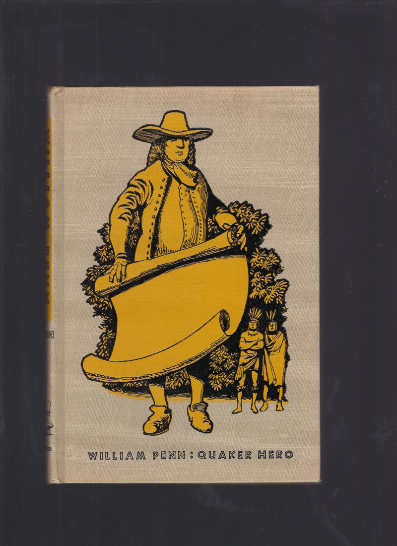 William Penn Quaker Hero Landmark #98 w Author Letter FIRST PRINTING HB/DJ