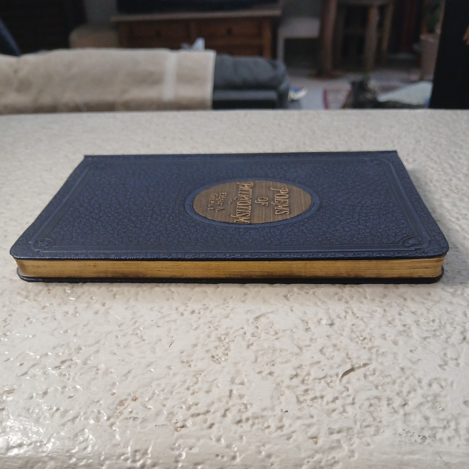 POEMS OF PATRIOTISM by Edgar A. Guest – 1922 luxury edition. Flawless in box.
