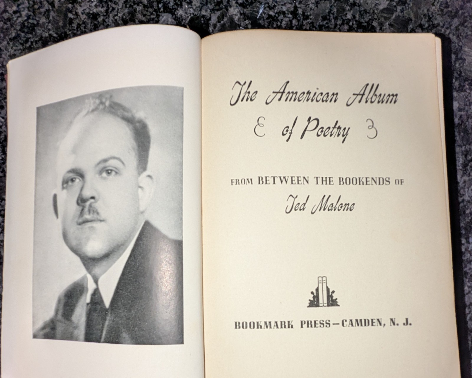 “The American Album of Poetry,” Various Poets, Vintage 1940s, Hardcover