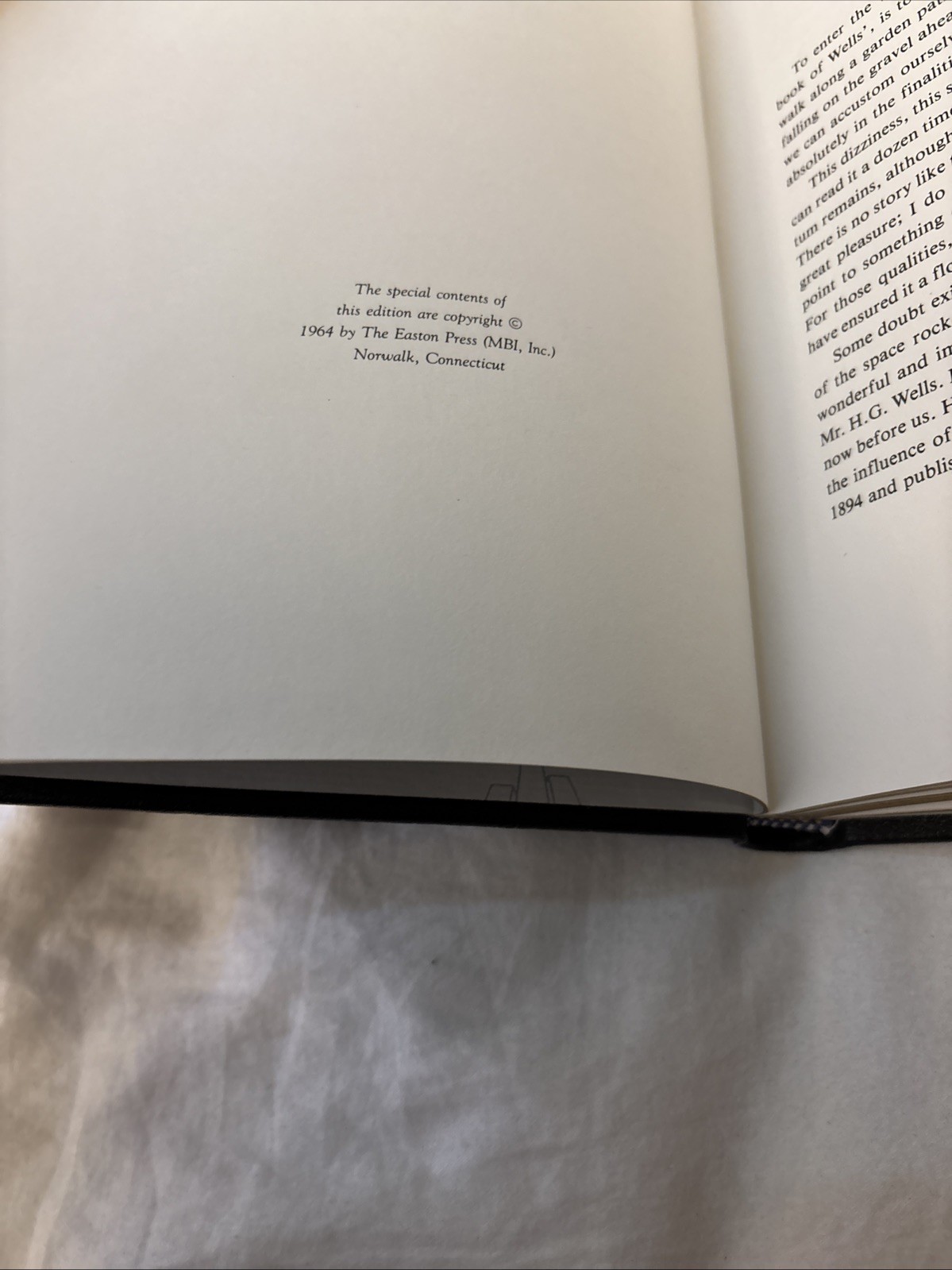 The Time Machine, H.G. Wells, Easton Press, Collector’s Edition, 1986