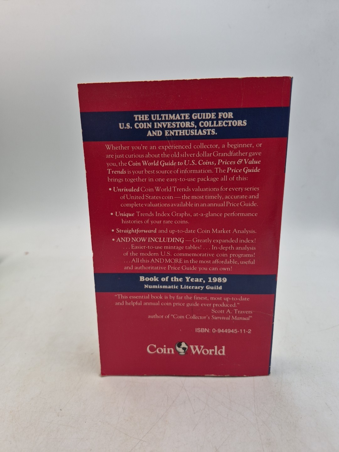 Coin World 1992 Guide to U. S. Coins : Prices and Value Trends Read Desc.