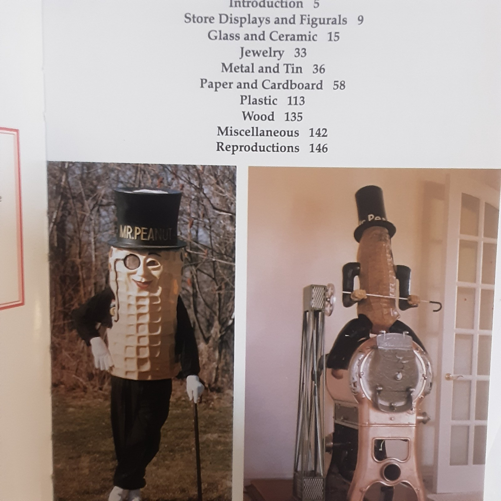 VINTAGE PLANTERS PEANUT COLLECTIBLES BOOK WITH PRICES