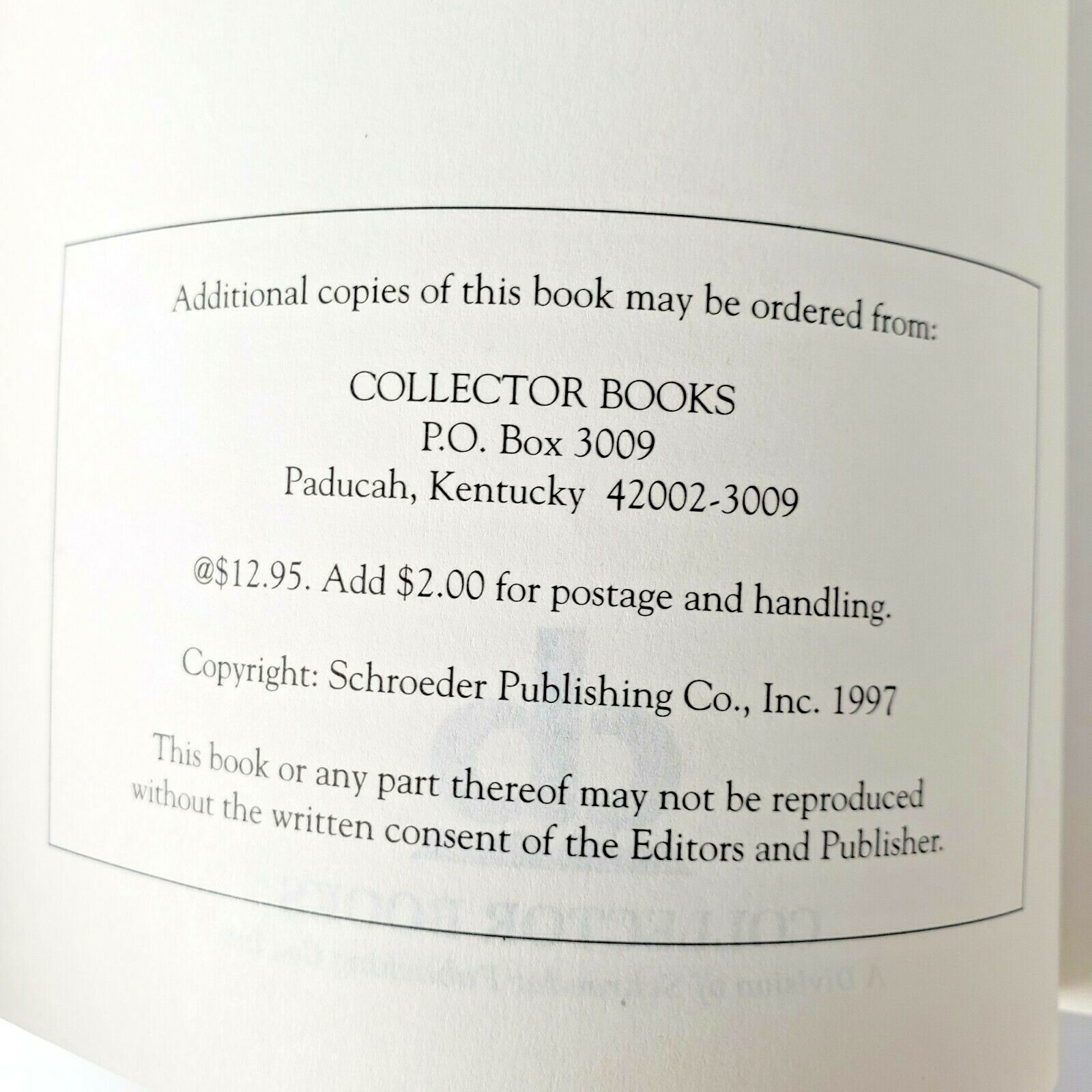 Schroeder’s Antiques Price Guide 1997 15th Ed Book Catalog Reference Vintage